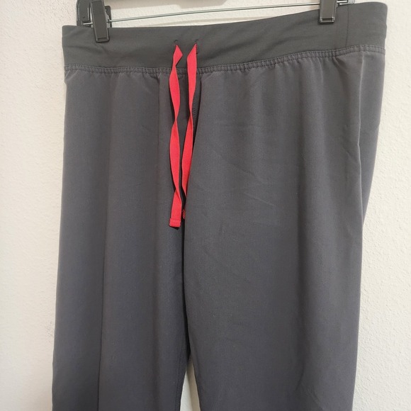 Figs Technical Collection‎ Pants Mens Medium Gray Straight Leg Drawstring Scrub - Picture 2 of 7